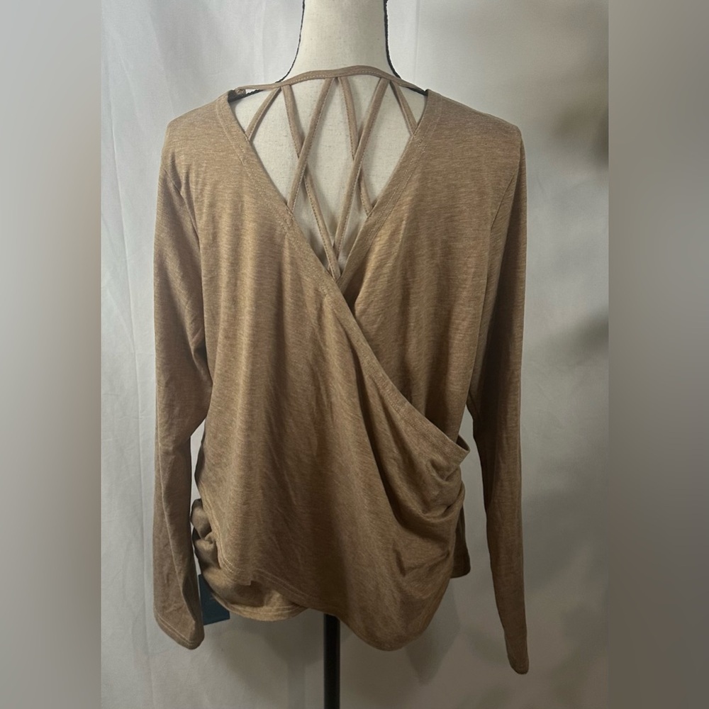 Cupshe Brown Long Sleeve Top - Picture 5 of 11